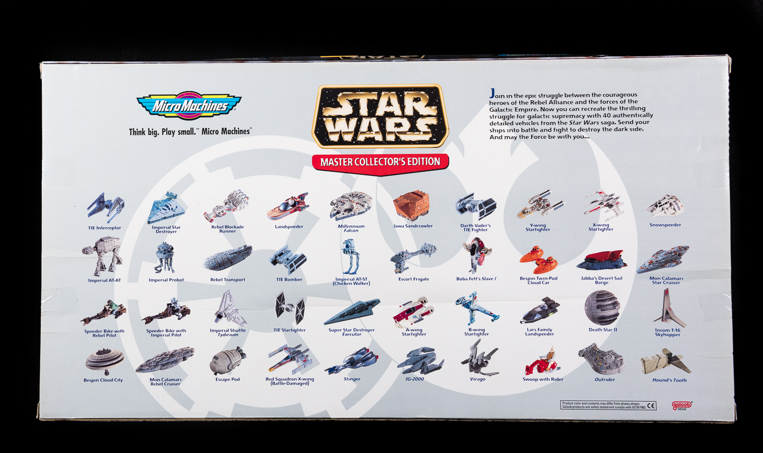 Star Wars Micro Machines Master Collector's Edition 40 Set